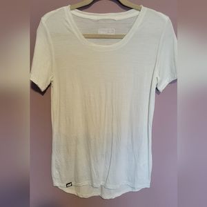 Wuru Wool Women's Tshirt in natural/ivory size large